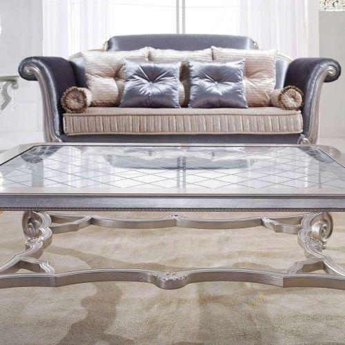 Glass And Silver Coffee Tables (Photo 4 of 20)