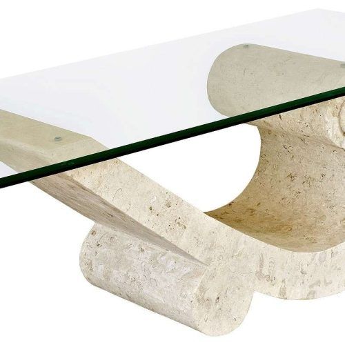 Glass And Stone Coffee Table (Photo 3 of 20)