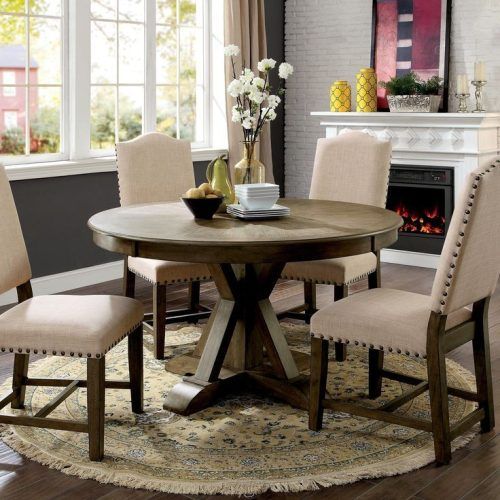 Light Brown Round Dining Tables (Photo 9 of 20)