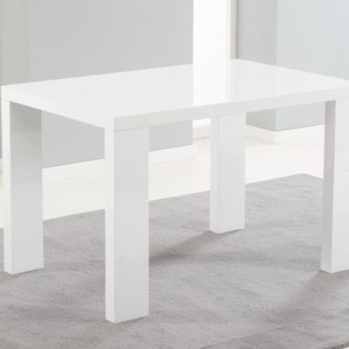 White Gloss Dining Tables 120Cm (Photo 18 of 20)