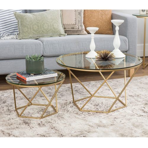 Silver Orchid Grant Glam Nesting Cocktail Tables (Photo 8 of 20)