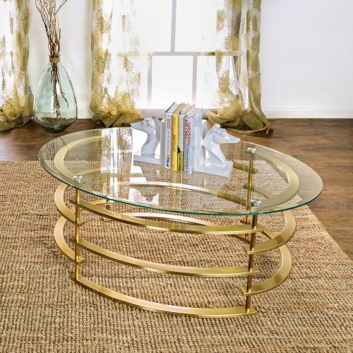 Silver Orchid Ipsen Contemporary Glass Top Coffee Tables (Photo 15 of 20)