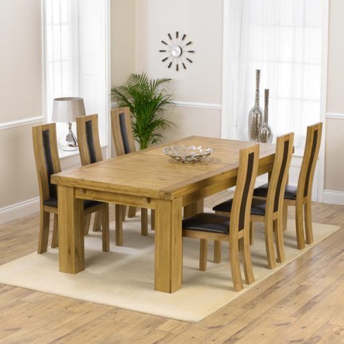 Solid Oak Dining Tables And 6 Chairs (Photo 10 of 20)