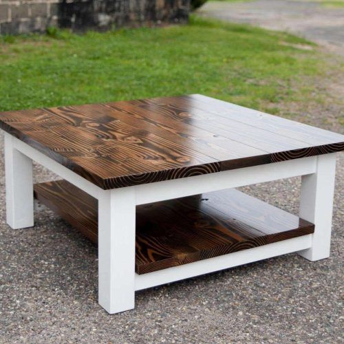 Square Wooden Coffee Table (Photo 18 of 20)