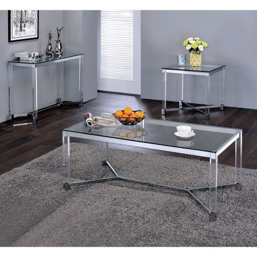 Thalberg Contemporary Chrome Coffee Tables By Foa (Photo 11 of 20)