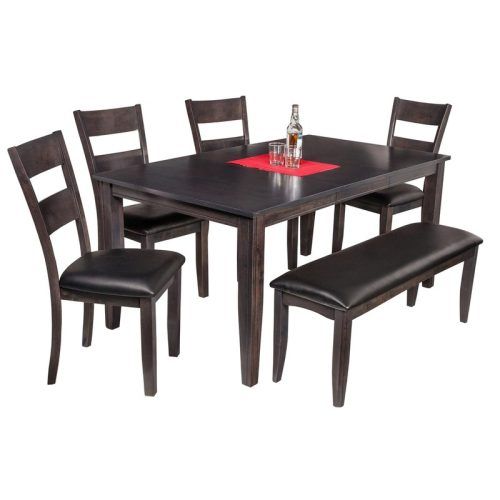 Adan 5 Piece Solid Wood Dining Sets (Set Of 5) (Photo 19 of 20)