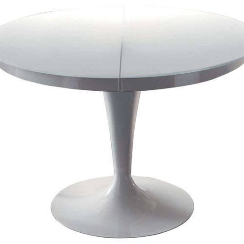 White Circular Dining Tables (Photo 14 of 20)