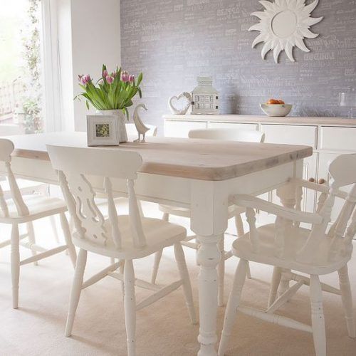 White Dining Tables With 6 Chairs (Photo 16 of 20)