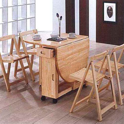 Wood Folding Dining Tables (Photo 3 of 20)