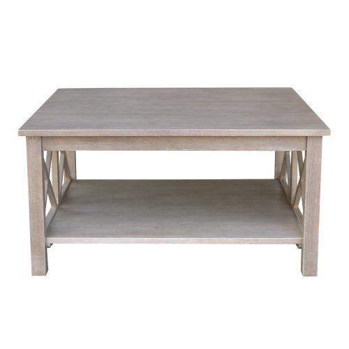 'hampton' Unfinished Solid Parawood Square Coffee Tables (Photo 2 of 20)