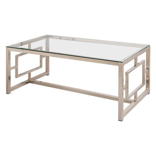 Coaster Company Silver Glass Coffee Tables (Photo 18 of 20)