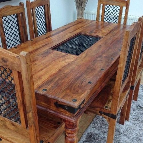 Indian Dining Tables And Chairs (Photo 6 of 20)