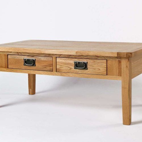 Light Oak Coffee Tables With Drawers (Photo 3 of 20)