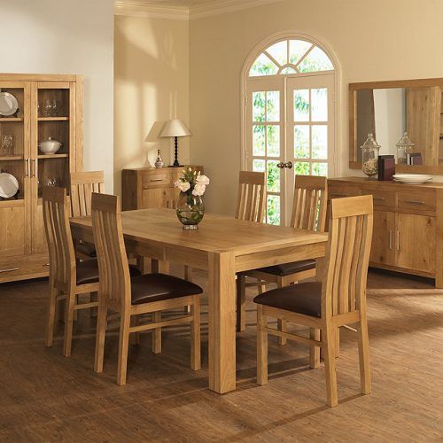 Light Oak Dining Tables And Chairs (Photo 3 of 20)