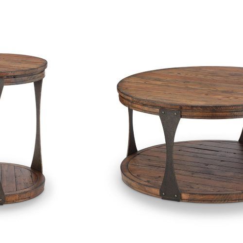 Montgomery Industrial Reclaimed Wood Coffee Tables With Casters (Photo 18 of 20)