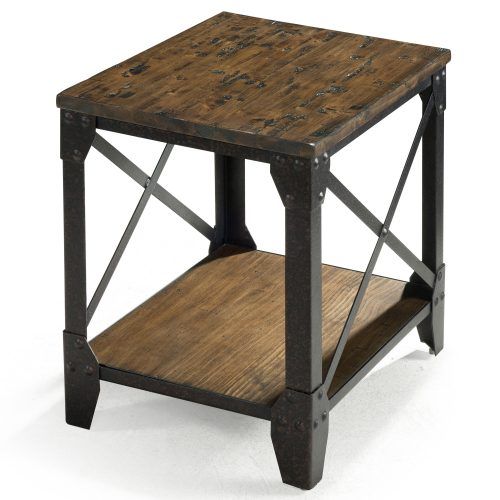 Reclaimed Pine & Iron Coffee Tables (Photo 16 of 20)