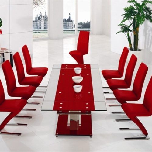 Red Dining Tables And Chairs (Photo 10 of 20)