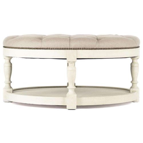 Round Upholstered Coffee Tables (Photo 19 of 20)
