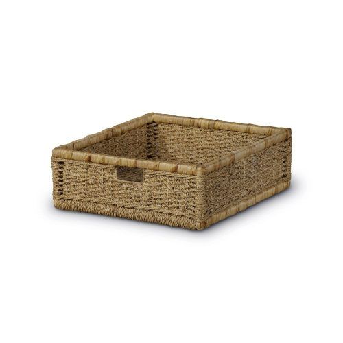 Rustic Coffee Tables With Wicker Storage Baskets (Photo 13 of 20)