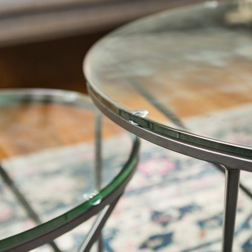 Silver Orchid Grant Glam Nesting Cocktail Tables (Photo 17 of 20)