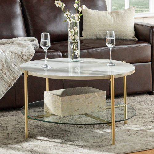 Silver Orchid Ipsen Round Coffee Tables With X-Base (Photo 12 of 20)