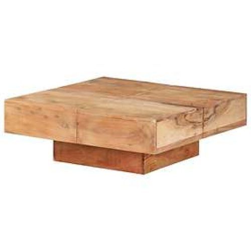 Solid Acacia Wood Coffee Tables (Photo 1 of 20)