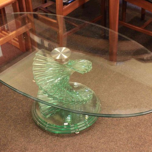 Spiral Glass Coffee Table (Photo 1 of 20)