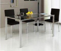  Best 20+ of Glass and Stainless Steel Dining Tables