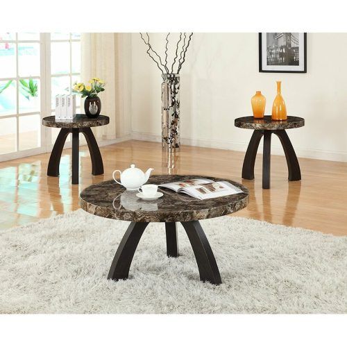 2-Piece Round Coffee Tables Set (Photo 14 of 20)