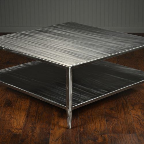 Brushed Stainless Steel Coffee Tables (Photo 12 of 20)