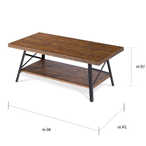 Carbon Loft Enjolras Wood Steel Coffee Tables (Photo 2 of 20)