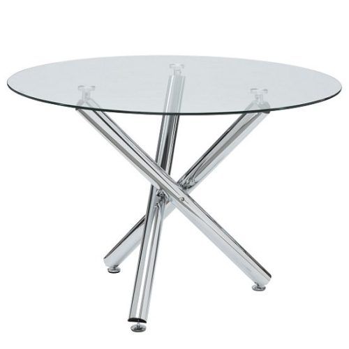 Chrome Glass Dining Tables (Photo 5 of 20)