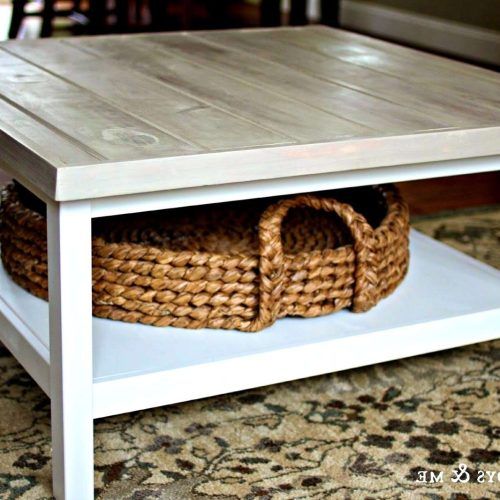 Coffee Tables With Basket Storage Underneath (Photo 8 of 20)