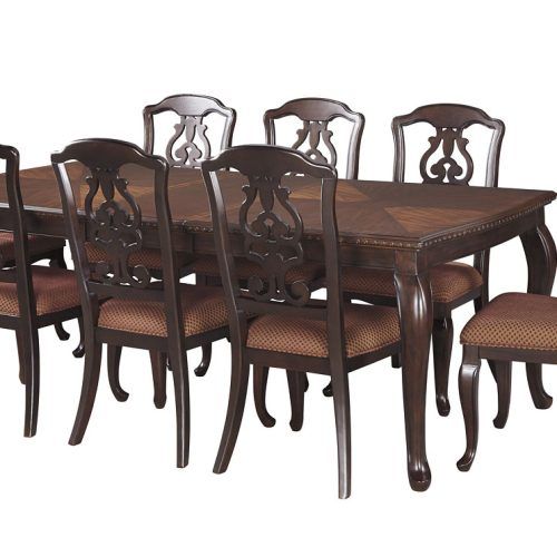 Craftsman 7 Piece Rectangle Extension Dining Sets With Uph Side Chairs (Photo 16 of 20)