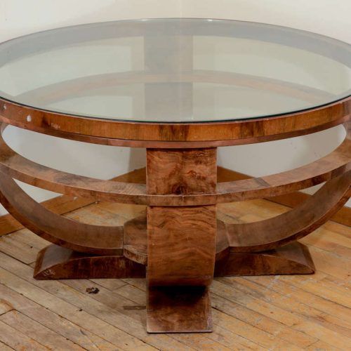 Espresso Wood And Glass Top Coffee Tables (Photo 8 of 20)