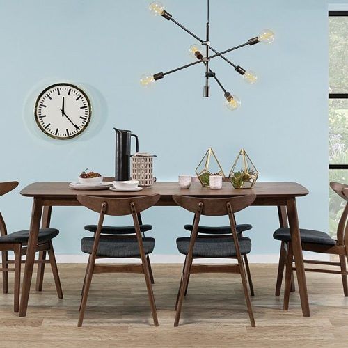 Evellen 5 Piece Solid Wood Dining Sets (Set Of 5) (Photo 15 of 20)