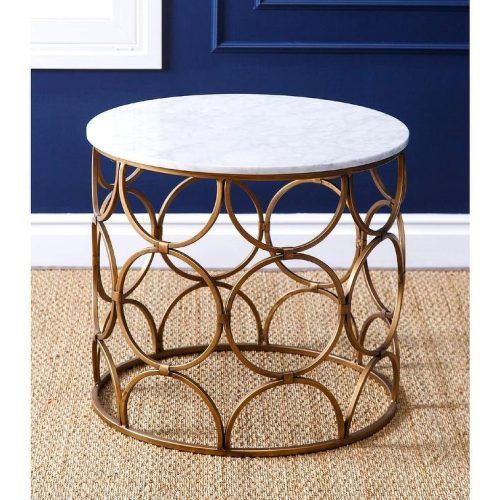 Faux Marble Gold Coffee Tables (Photo 17 of 20)