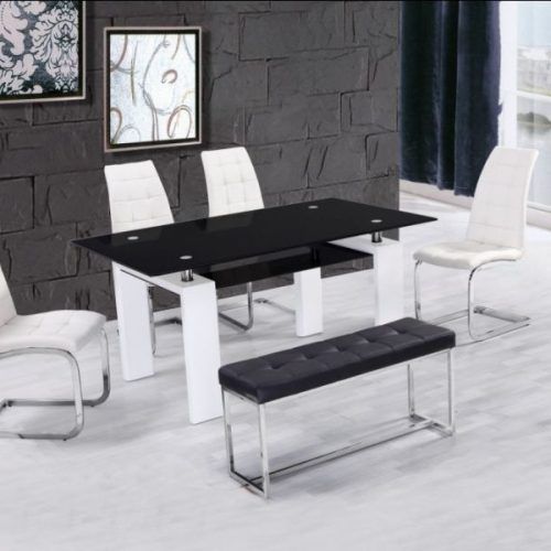 White Glass Dining Tables And Chairs (Photo 13 of 20)