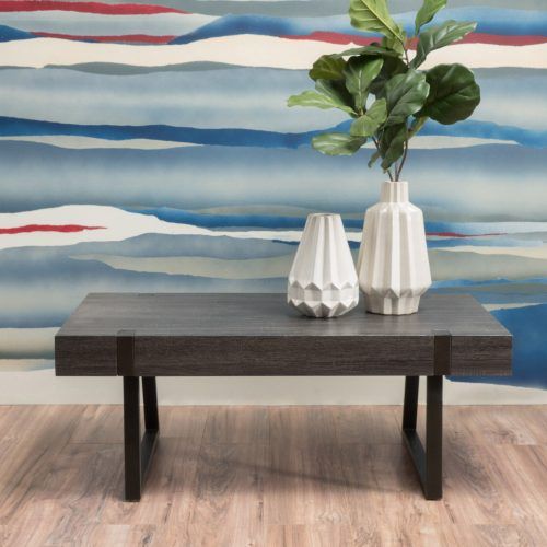 Industrial Faux Wood Coffee Tables (Photo 8 of 20)