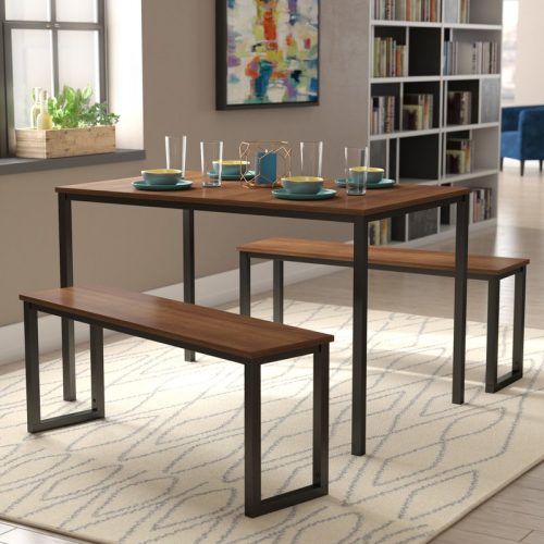 Rossiter 3 Piece Dining Sets (Photo 3 of 20)