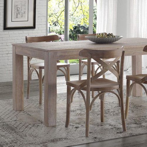 Montauk 35.5'' Pine Solid Wood Dining Tables (Photo 8 of 20)