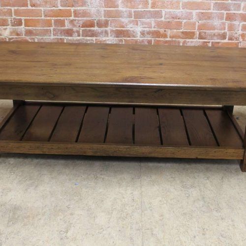 Oak Coffee Table With Shelf (Photo 1 of 20)