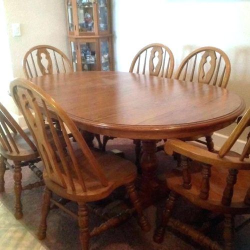 Oak Dining Tables With 6 Chairs (Photo 17 of 20)