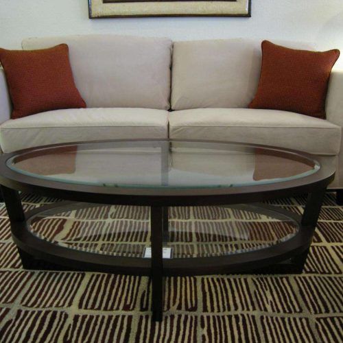 Oval Glass And Wood Coffee Tables (Photo 4 of 20)