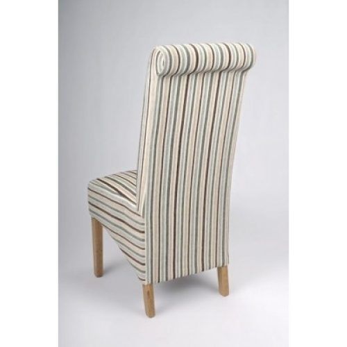 Blue Stripe Dining Chairs (Photo 19 of 20)