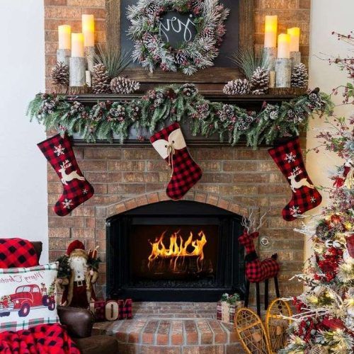 Rustic Christmas Coffee Table Decors (Photo 17 of 20)