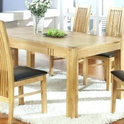 Light Oak Dining Tables And 6 Chairs (Photo 16 of 20)