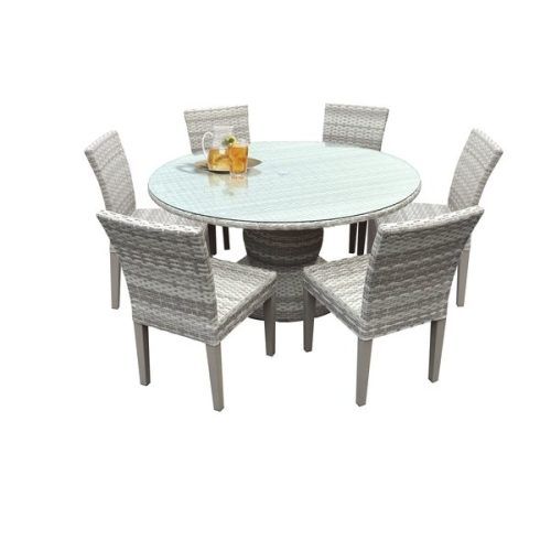 Wicker And Glass Dining Tables (Photo 18 of 20)