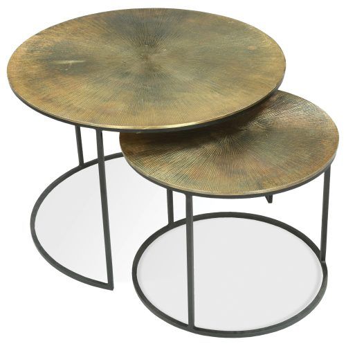 Silver Orchid Grant Glam Nesting Cocktail Tables (Photo 19 of 20)
