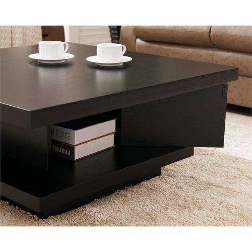 Square Matte Black Coffee Tables (Photo 6 of 20)